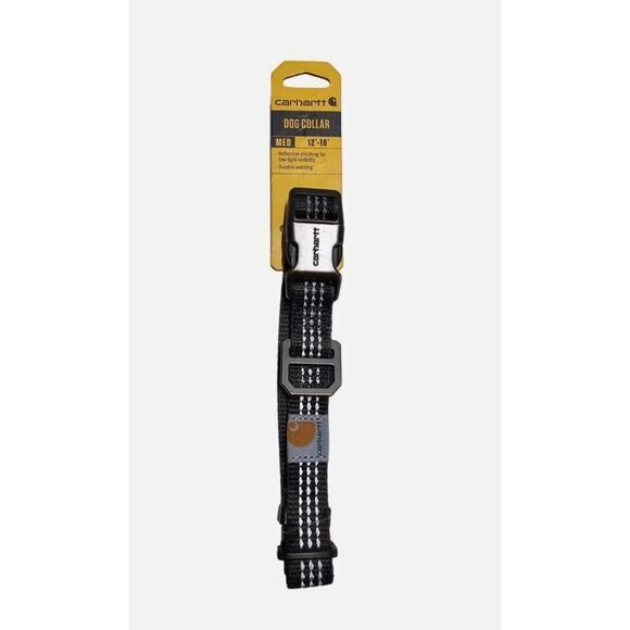Carhartt Dog Collar Reflective Stitching Neck Size 12”- 18” Medium New‎ - Picture 1 of 6
